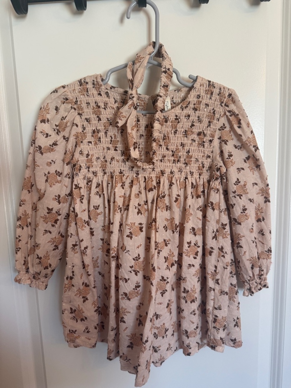 Rylee and Cru 2-3T Harvest Rose organic dress and headband